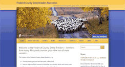 Desktop Screenshot of fredericksheepbreeders.com