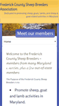 Mobile Screenshot of fredericksheepbreeders.com